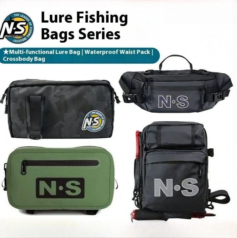 Bolsa de señuelos impermeable NS multifunción para pesca