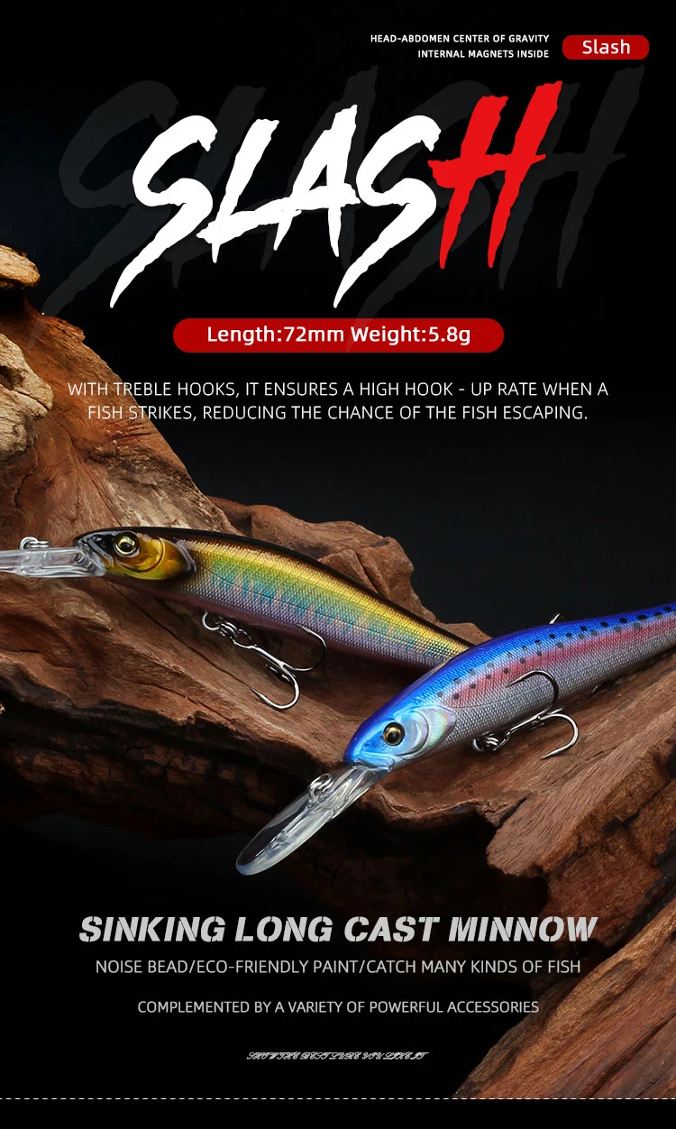 Señuelo LETOYO Long Lip Minnow