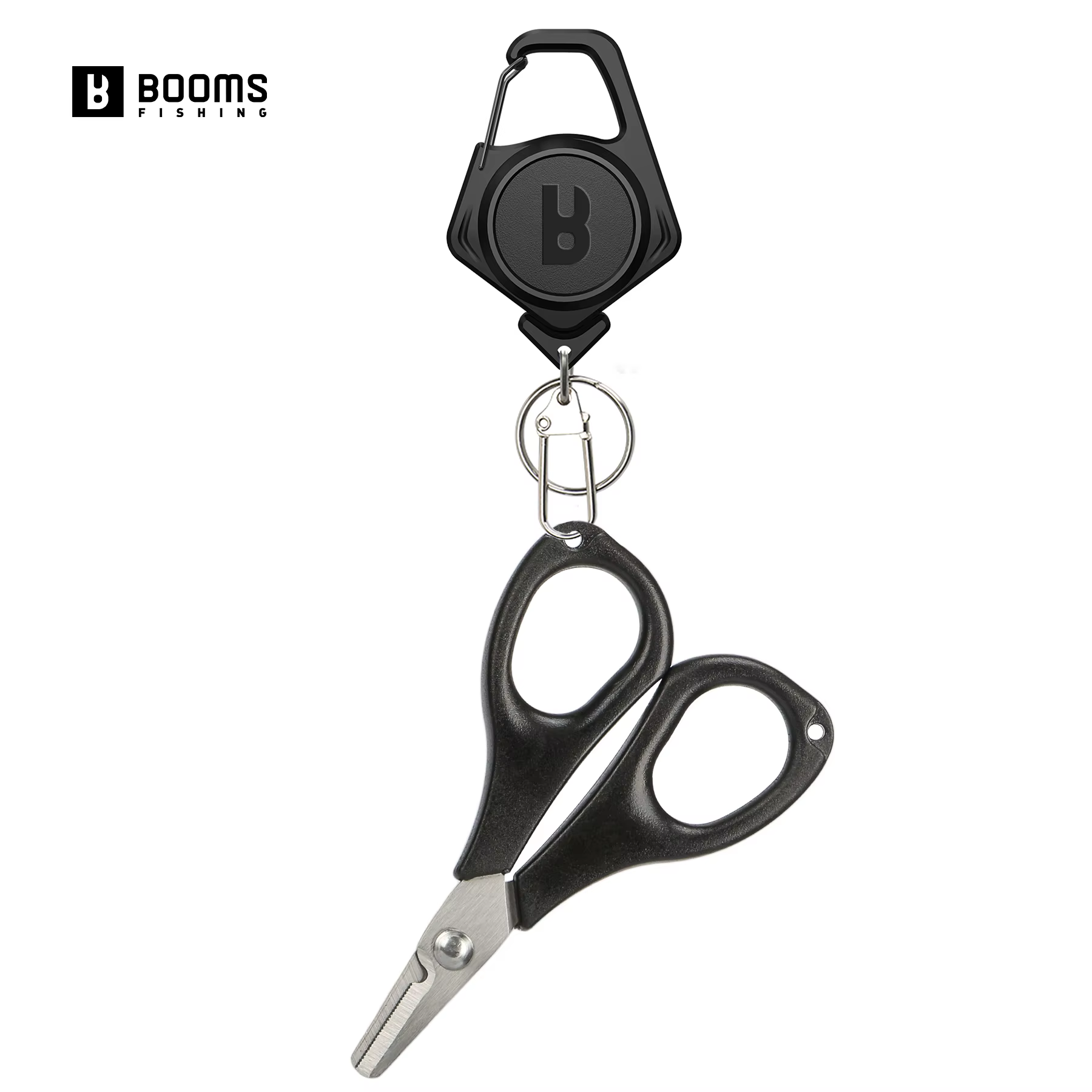 Tijeras de Pesca Booms S01 – Cortador Trenzado con Retractor - imagen 2