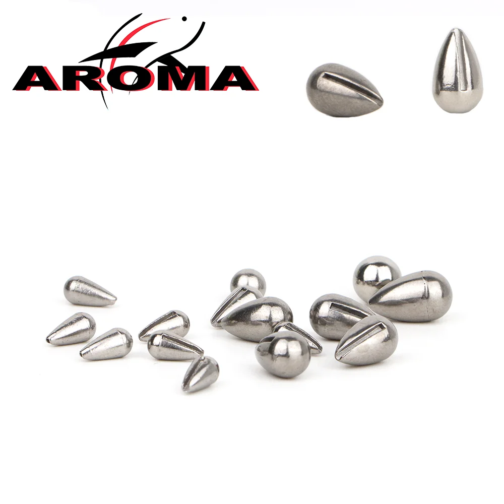 Cabezas jig tungsteno lágrima para pesca en hielo sin anzuelo - imagen 3