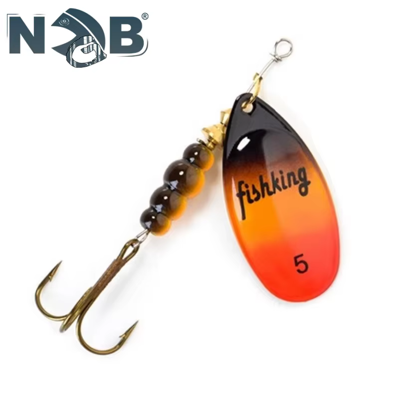 NGB Señuelo Spinner Metal duro con anzuelo triple para lucio - imagen 3