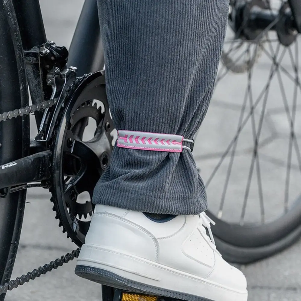 Cinta reflectante ajustable elástica para pantalones de ciclismo - imagen 3