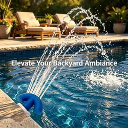 Aspersor de fuente roscado para cascada universal en piscina