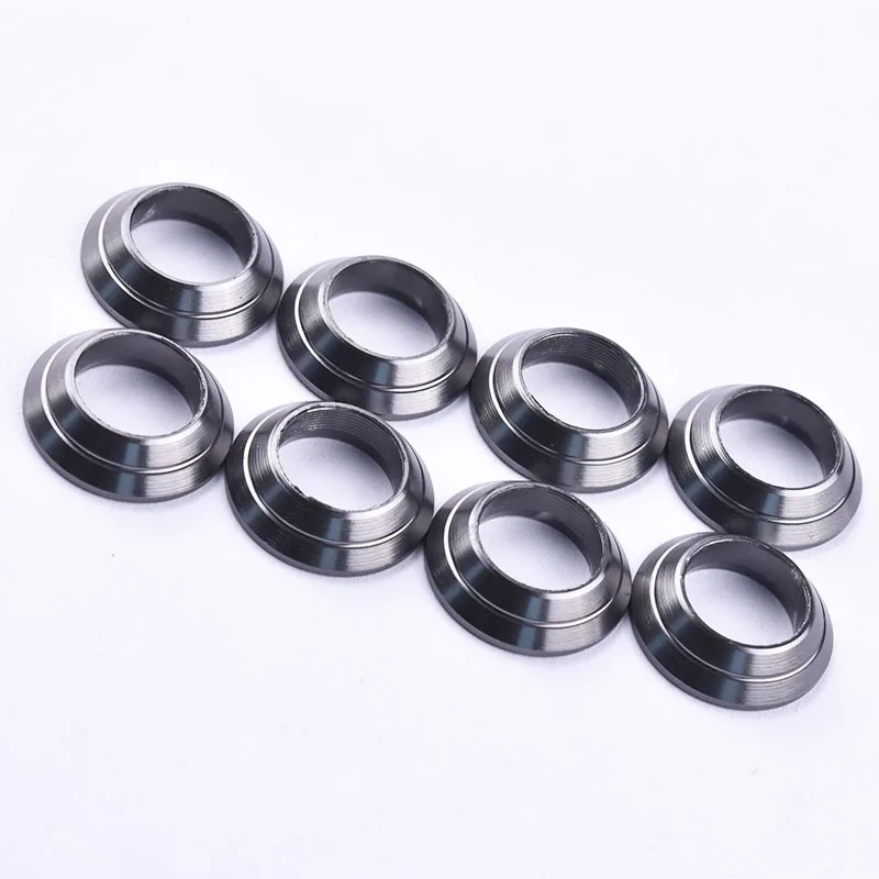 Detalle del acabado de los anillos de aluminio