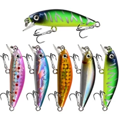 Señuelos Wobblers japoneses 4,5 cm para lubina, Lucio y trucha