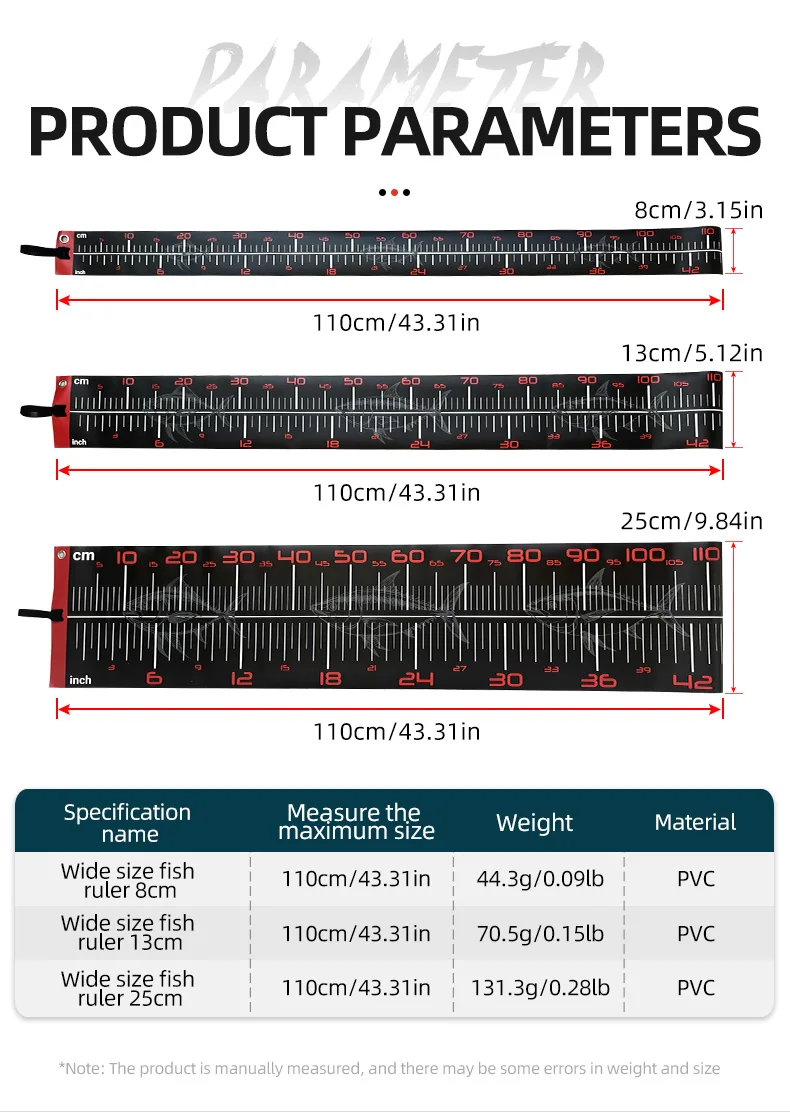 Escala visible para medir longitudes