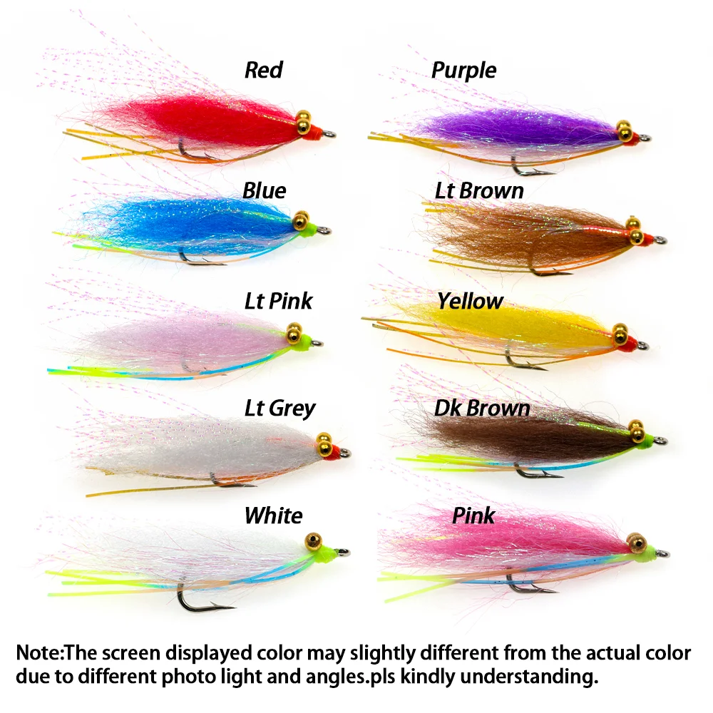 Anzuelos mosca Lionriver Crazy Charlie – Hundimiento rápido para lubina y trucha - imagen 4