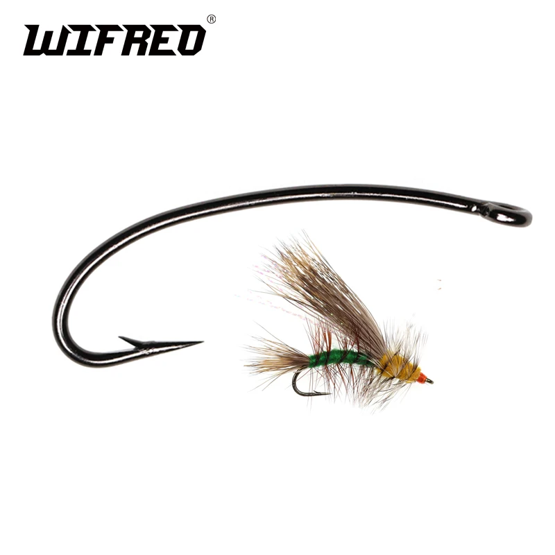 Anzuelos Mosca Seca Wifreo 3X - Vástago largo acero carbono