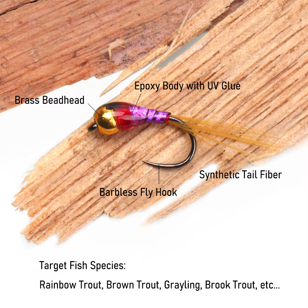 Anzuelos Perdigón Wifreo Jig Head – Latón epoxi para trucha - imagen 2