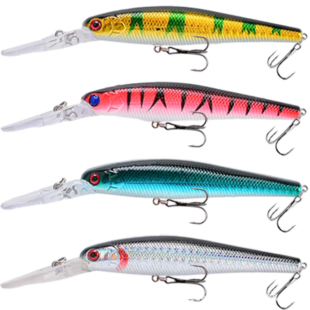 Señuelo flotante de babero largo para pesca en profundidad - imagen 4