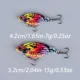 Señuelo vibratorio mariposa VIB metal para lubina, lucio y trucha - imagen 4
