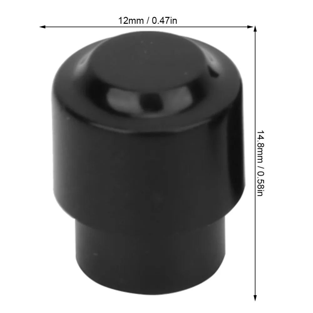 Tapa de interruptor de pastilla eléctrica negra/blanca
