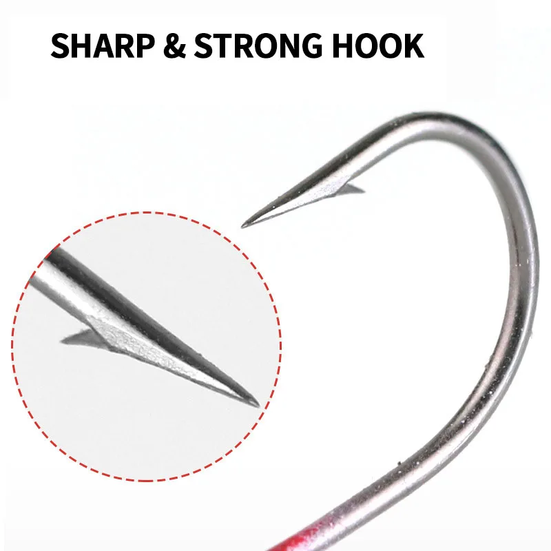 Jig Head Swimbait Cabezas para Walleye, Bass, Pike y Trucha 2g-4g - imagen 4
