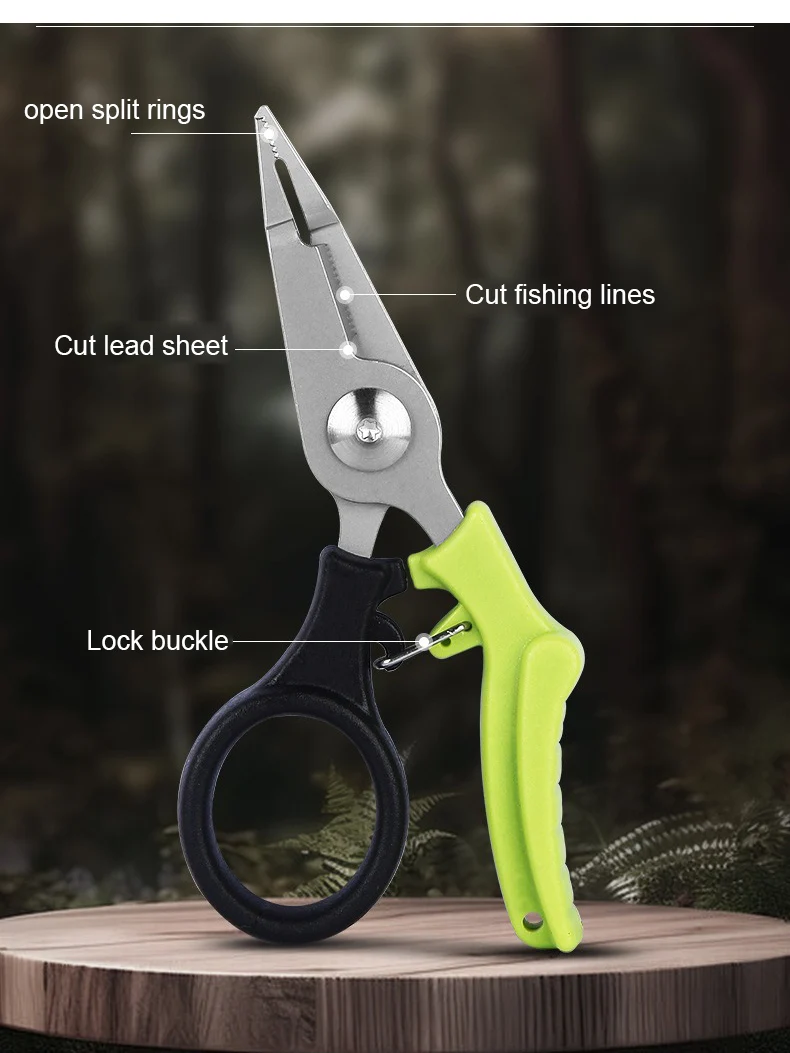 Alicates y tijeras mini para pesca con mosca: cortador de plomo - imagen 4