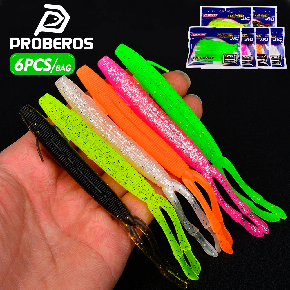 PROBEROS Señuelos de silicona multicolor para lubina - imagen 3