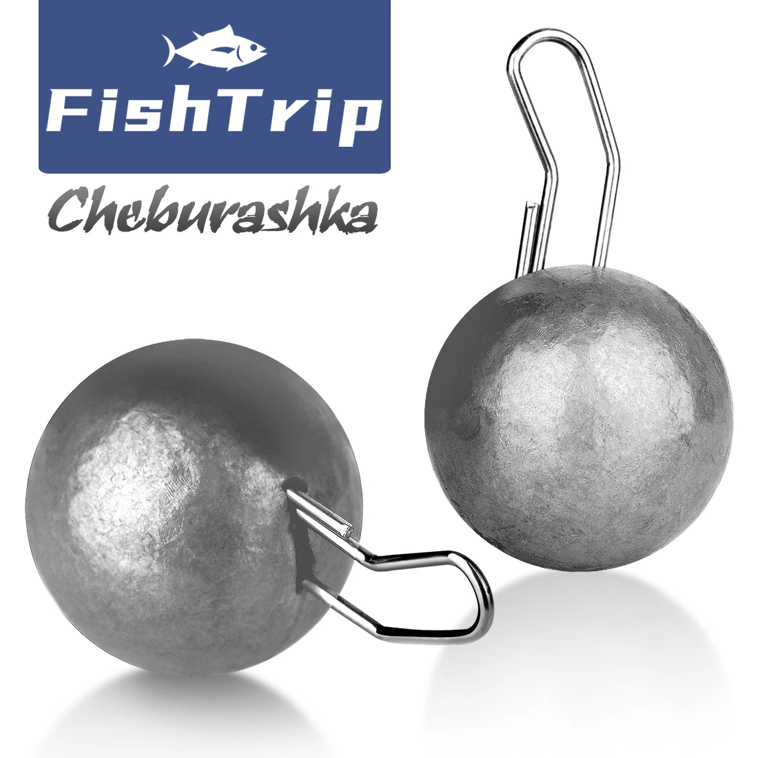 Pesas Cheburashka FishTrip con clip abierto para anzuelos