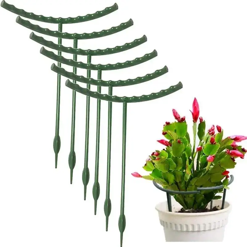 Soporte de plantas semicircular de plástico para invernadero - imagen 2