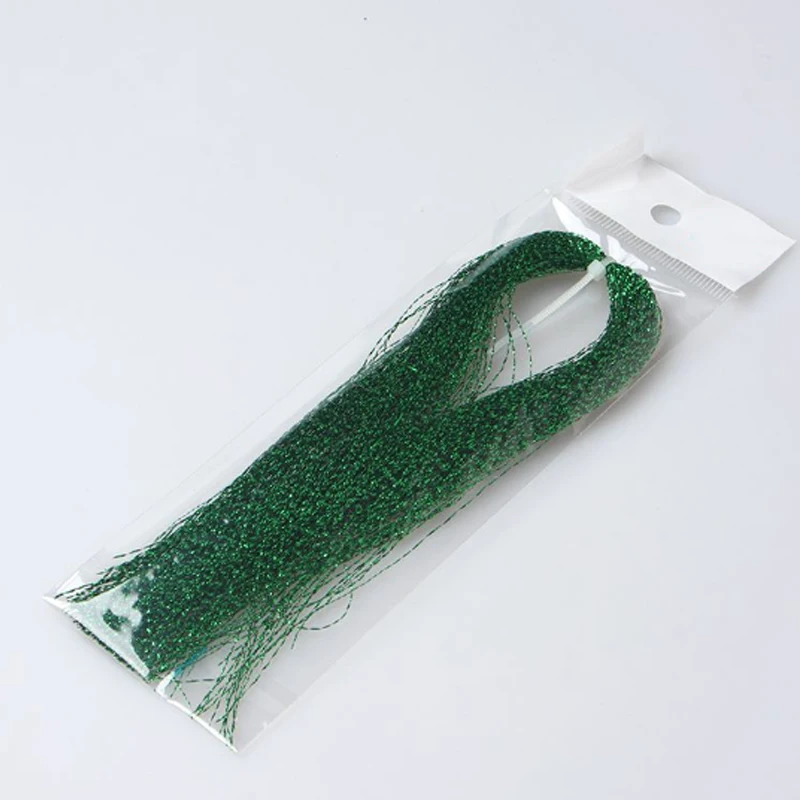 Material de atado mosca seda brillante espiral para trucha y lucio - imagen 4