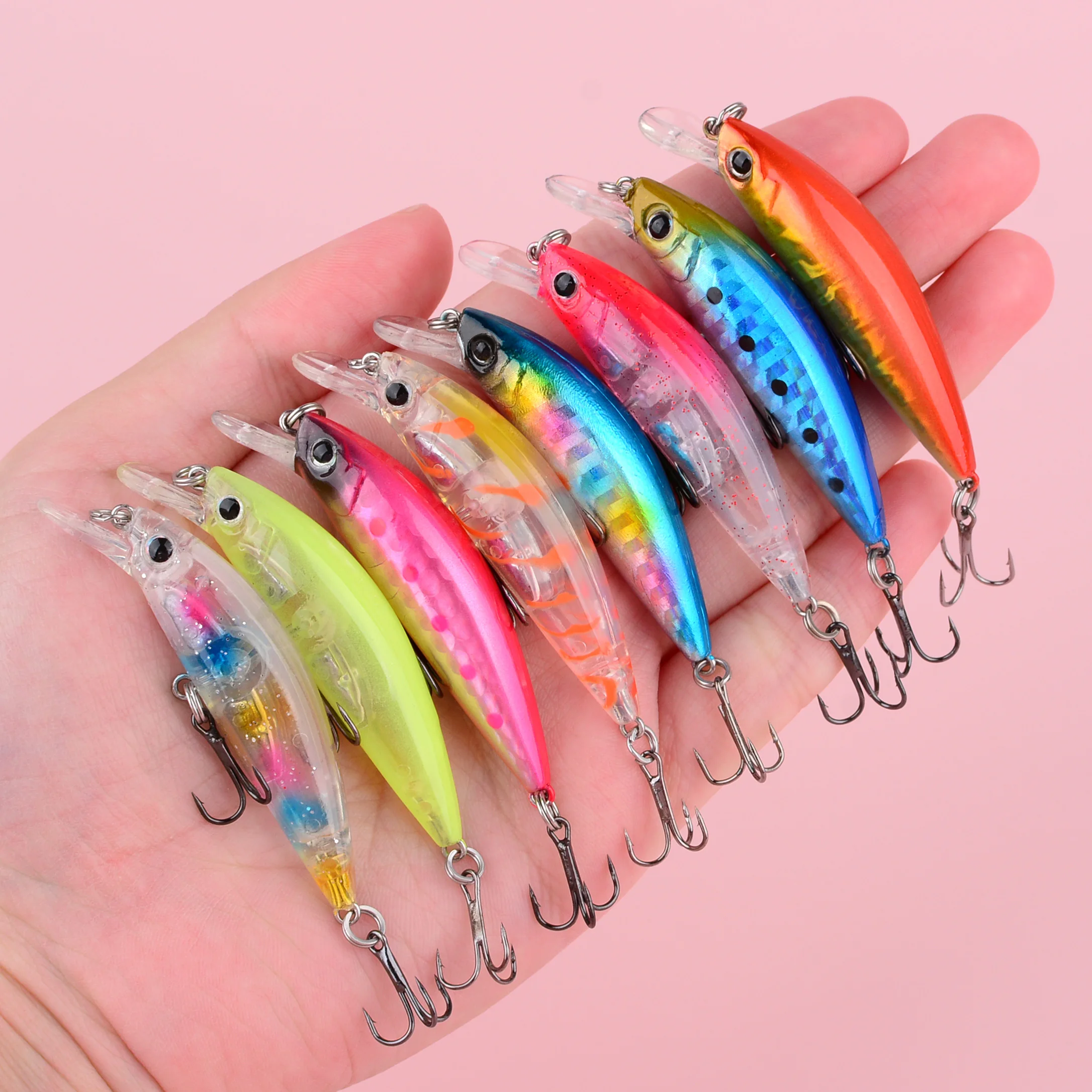 Detalle del señuelo minnow