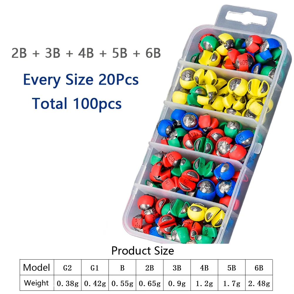 Caja organizadora con compartimentos para cada tamaño
