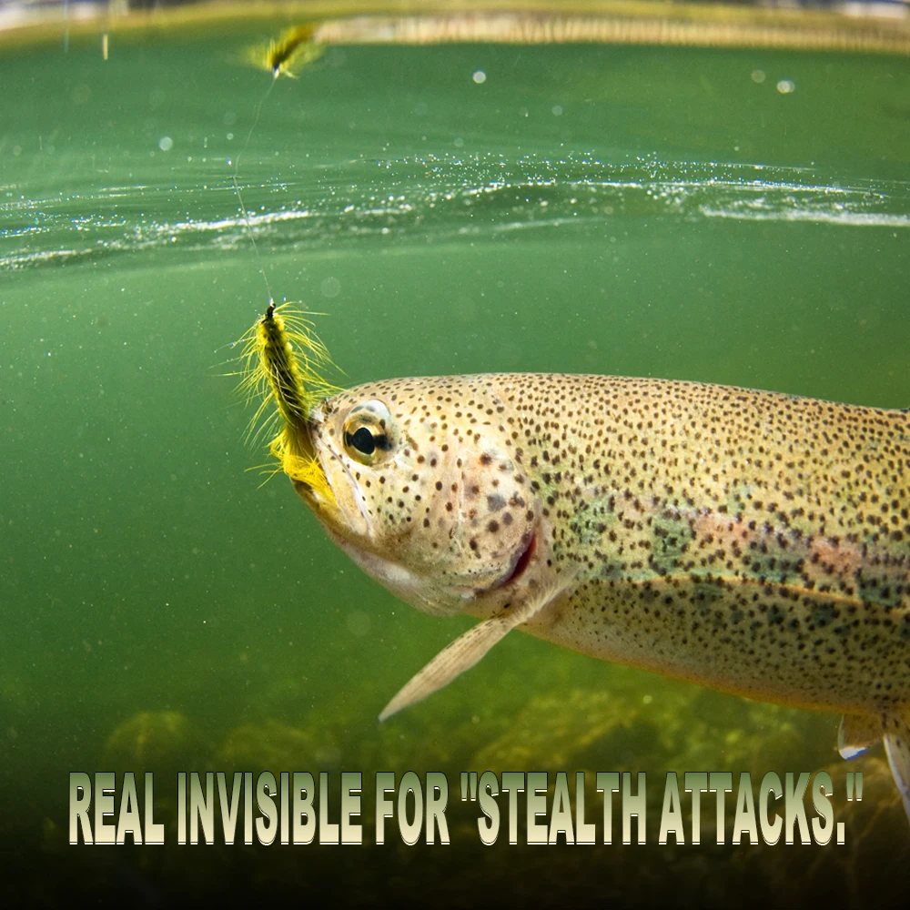 HERCULES Línea Tippet Nylon Transparente para Pesca con Mosca - imagen 4