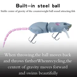 Señuelo de ratón swimbait para lucio y lubina