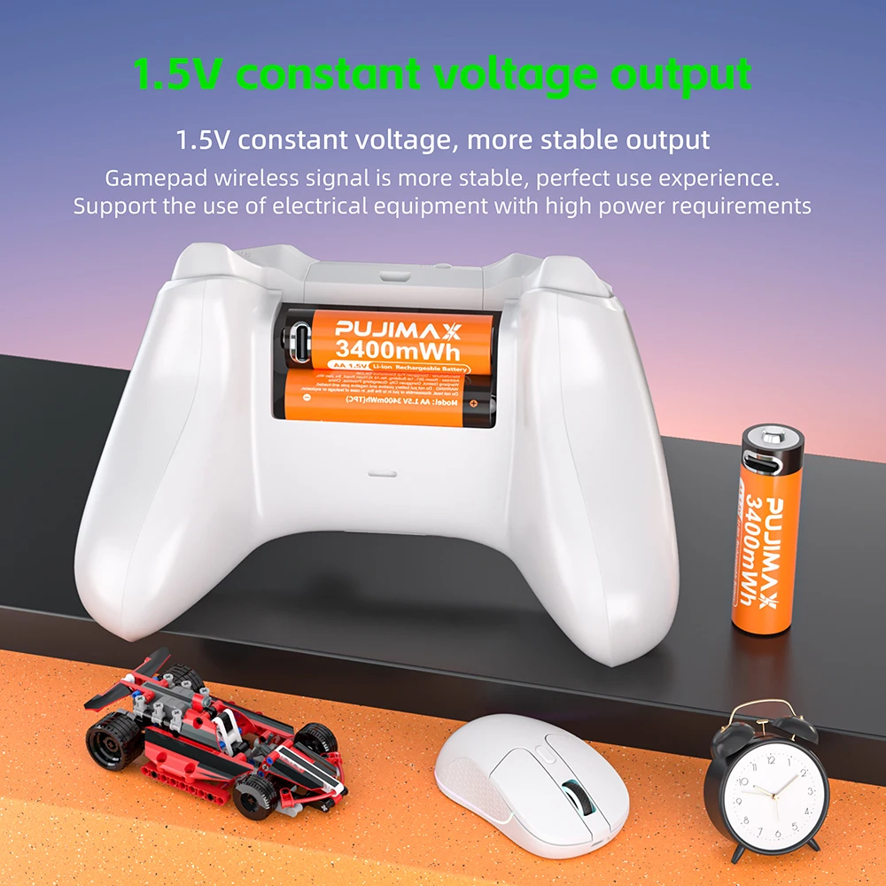 Baterías con diseño recargable