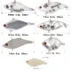Free Fisher señuelos VIB sin pintar para lucio, cebo transparente - imagen 5