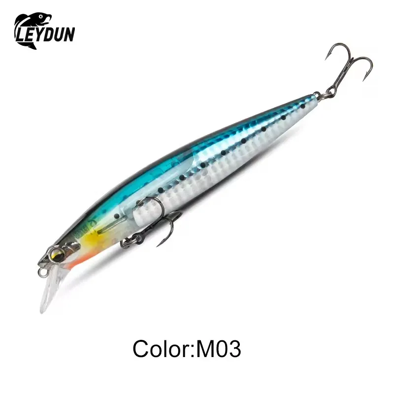 Wobbler Leydun 130mm – Flotante tipo pececillo para lucio y lubina