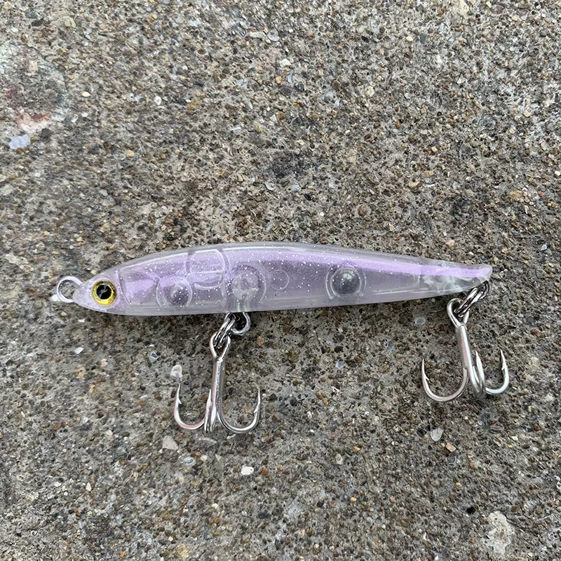 HIMALUO Minnow 55mm – Señuelo hundidor con anzuelos triples