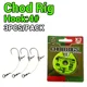 Rig Chod pre-atado carpa Helicopter – anzuelos carbono microbarbados