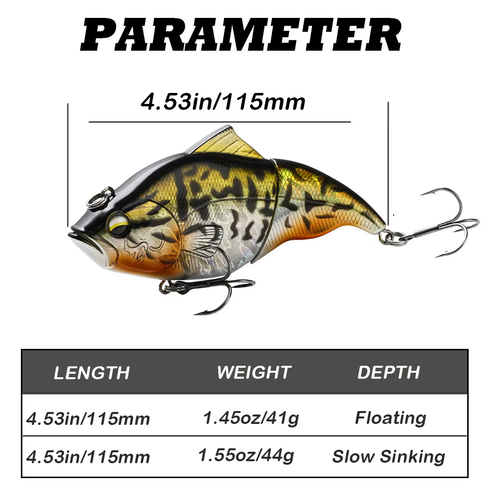 JOHNCOO Crankbait flotante 115mm para lubina - imagen 4