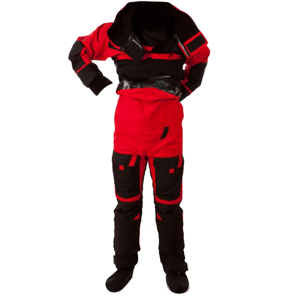 Traje seco impermeable 2 en 1 con cremallera para kayak – Látex sellado - imagen 4