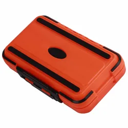Caja de pesca ABS impermeable doble cara con divisores ajustables