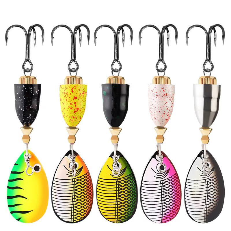 Señuelo Wobbler Metal Rattle – Con sonaja y brillo - imagen 5
