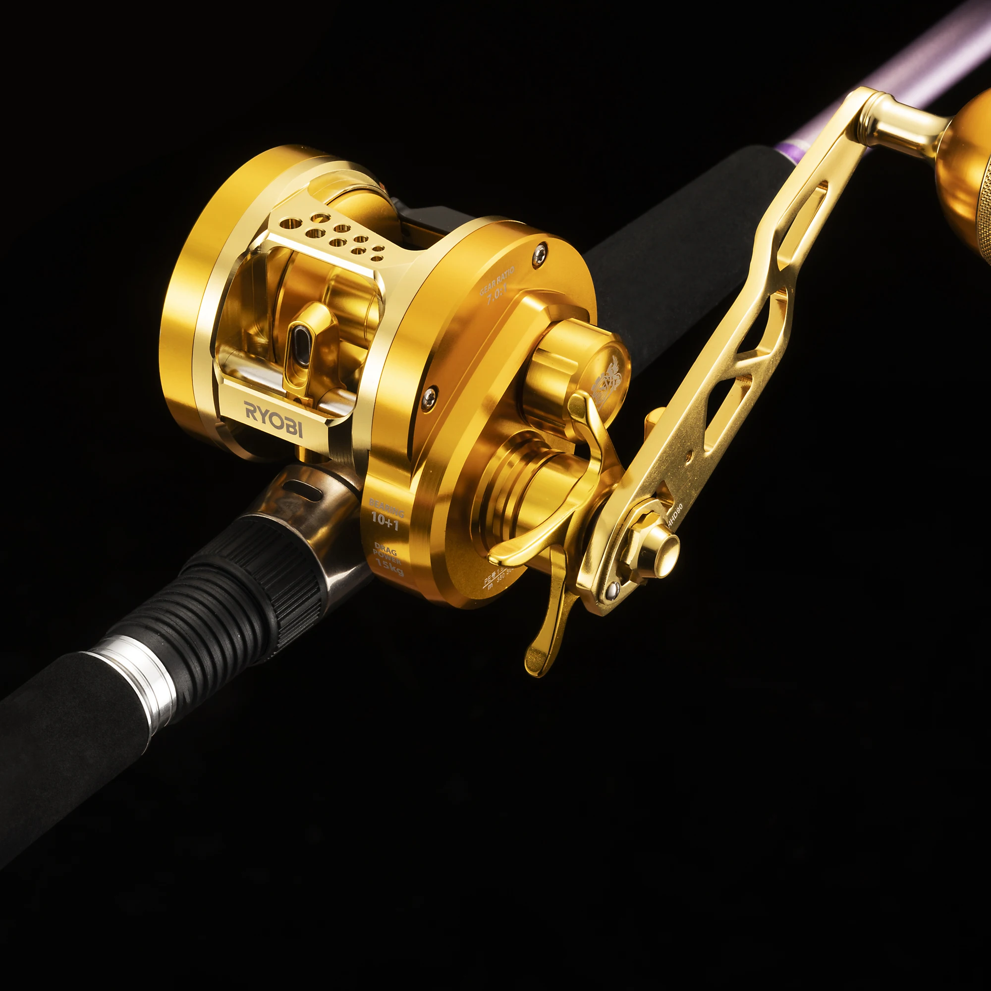 Carrete Ryobi Varius Metal Jigging 15KG – 11BB para barco - imagen 2