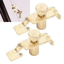 Ajustador afinación cuerdas metal profesional dorado para instrumentos