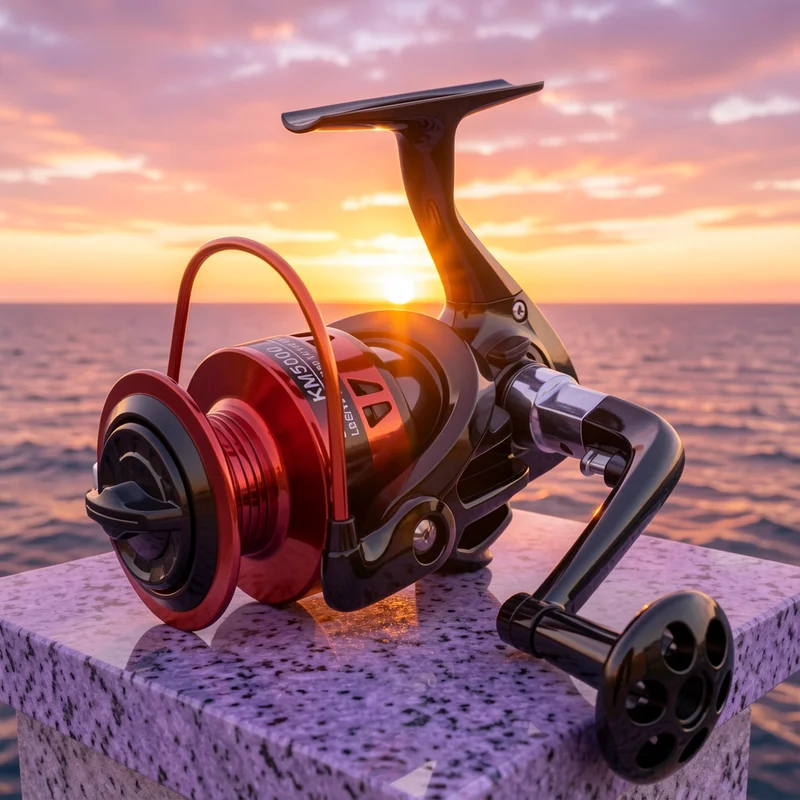 Carrete de pesca con freno trasero CNC 9000 – para costa - imagen 2