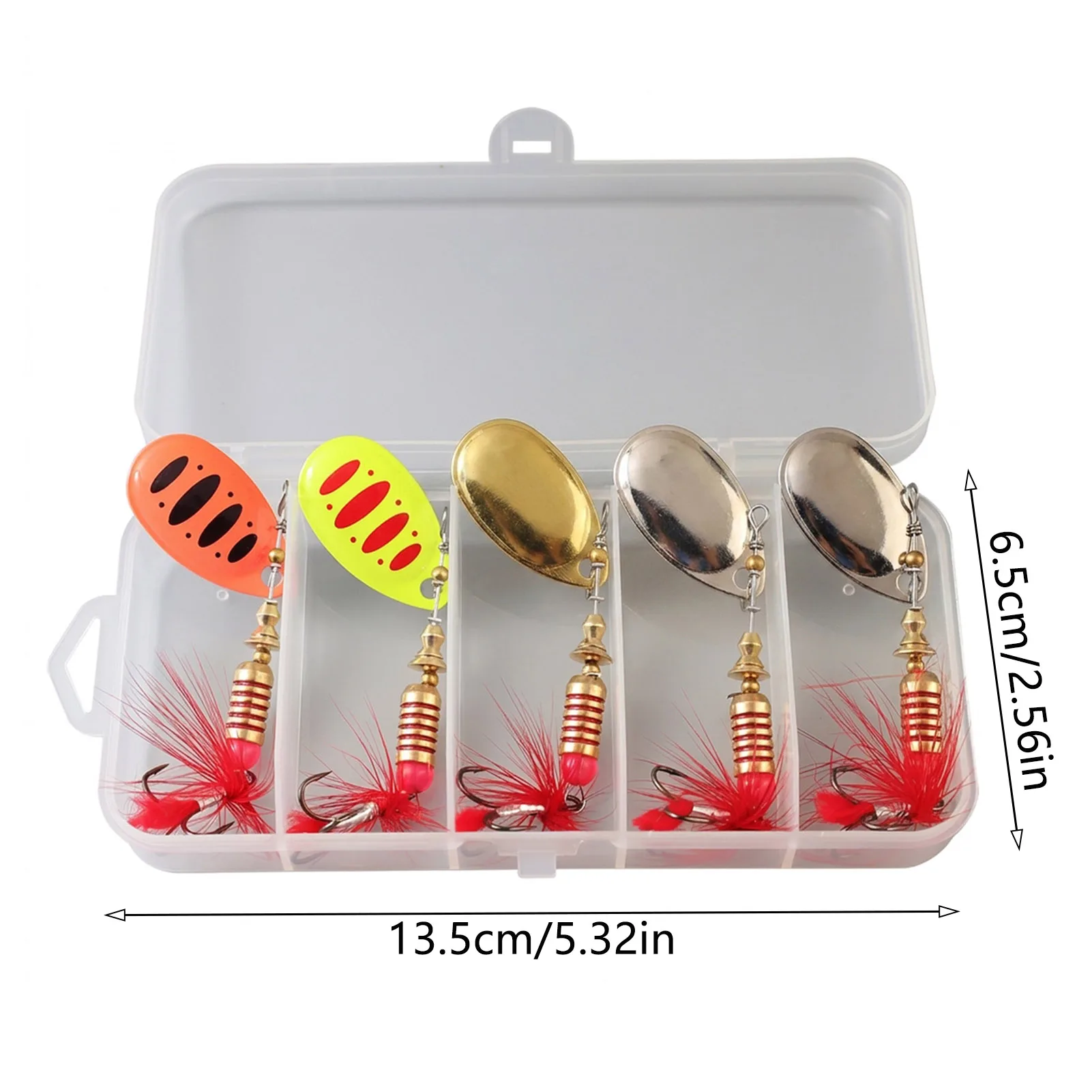 Spinnerbait en acción bajo diferentes velocidades