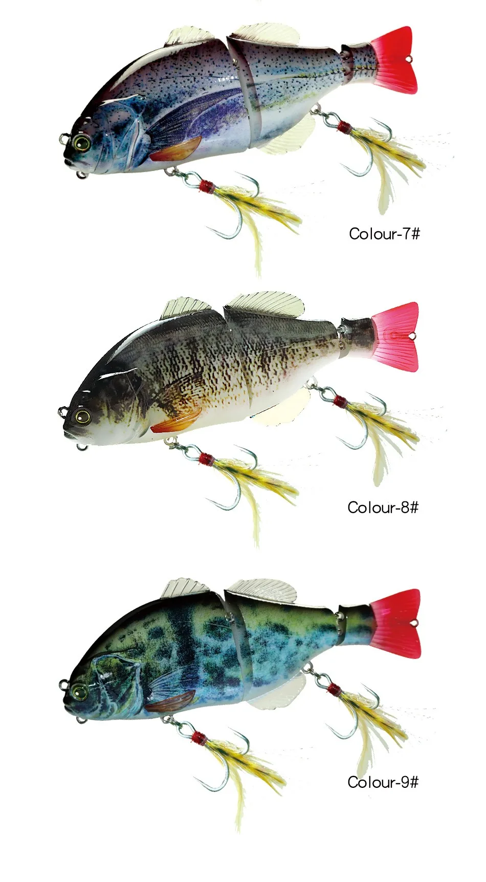 Señuelo Swolfy Swimbait en acción de pesca