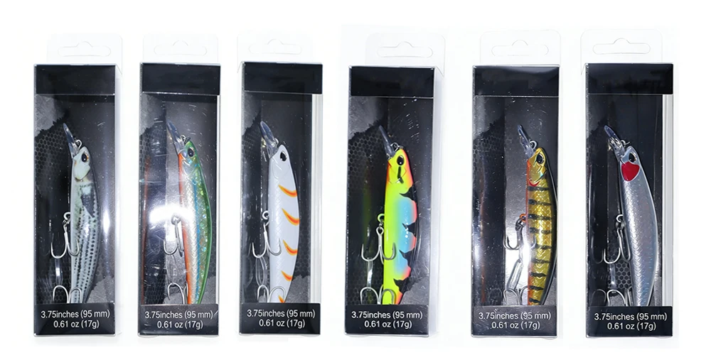 Silueta y luces de minnow para condiciones de poca luz