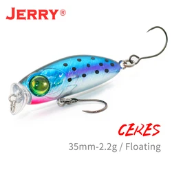 Jerkbait Flotante 35mm – Wobbler para lubina y perca
