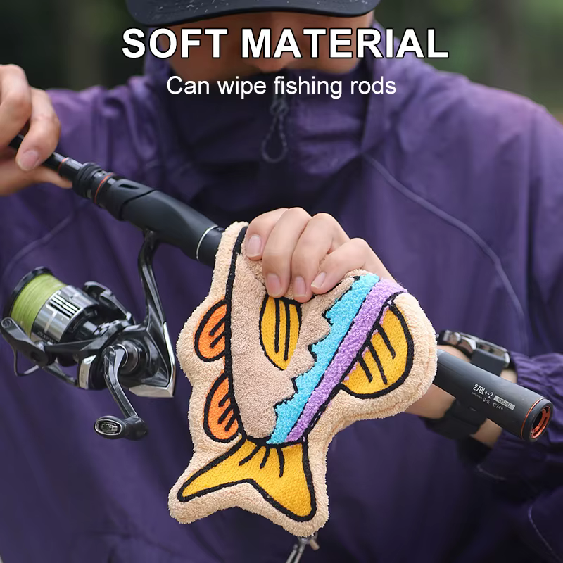 Toalla de microfibra para pesca antirayas con tejido waffle - imagen 4