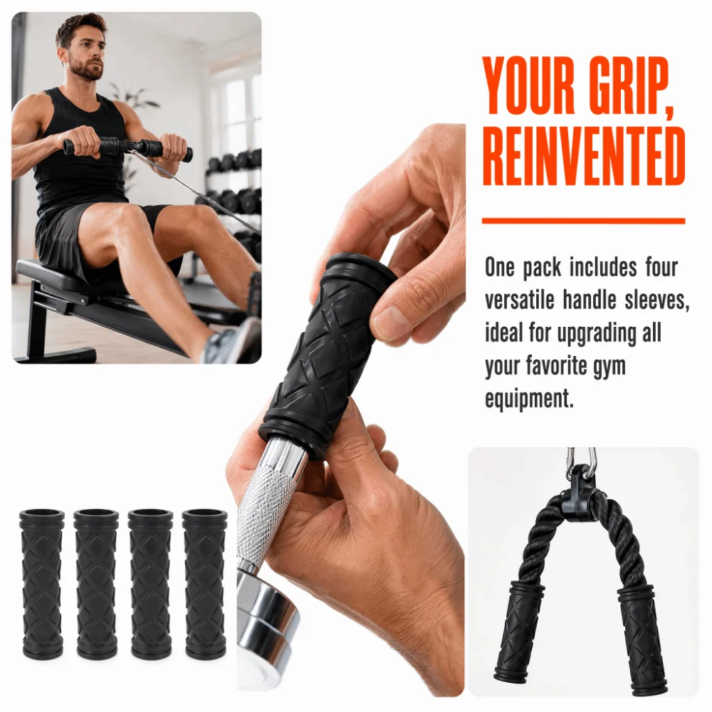 Fundas antideslizantes de PVC para manijas de fitness - imagen 2