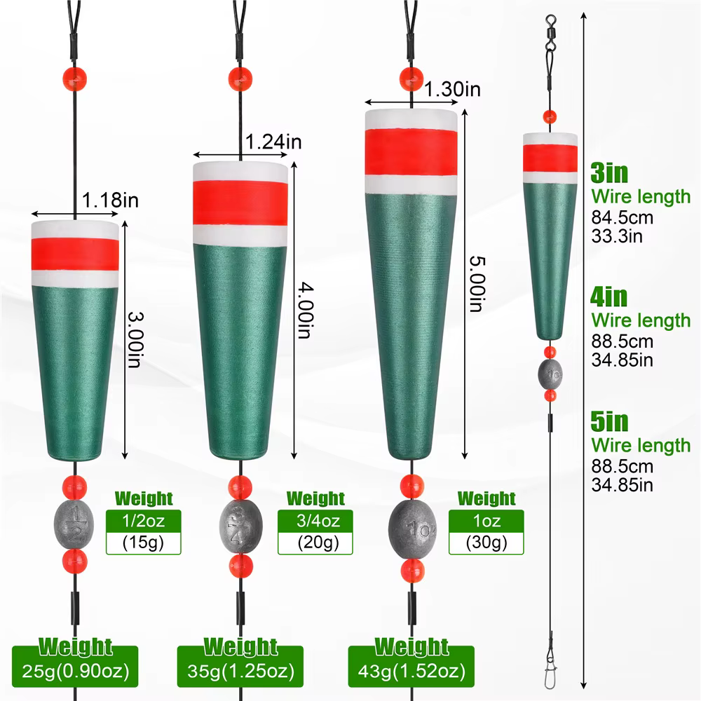 Popping Cork para Pesca en Mar – Flotador para Corvina Roja - imagen 4