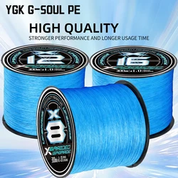 YGK Hilo trenzado PE multicolor — multifilamento súper fuerte