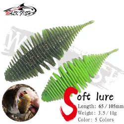 Walk Fish Bellows Gill Señuelo Suave de Silicona para Lubina
