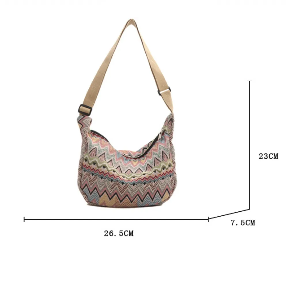 Bolso de lona en estilo casual