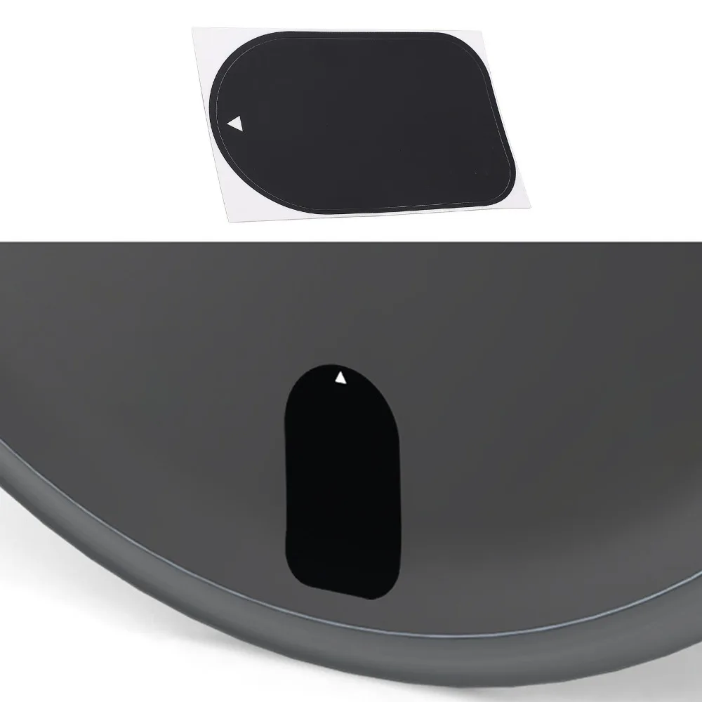 Pegatinas PVC para válvulas de bicicleta negras, tres capas - imagen 2
