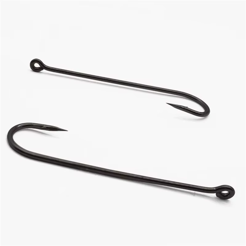 Anzuelos Circle Hook con púas – Vástago largo para tilapia - imagen 4